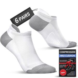 Athletic Socks - White and Gray